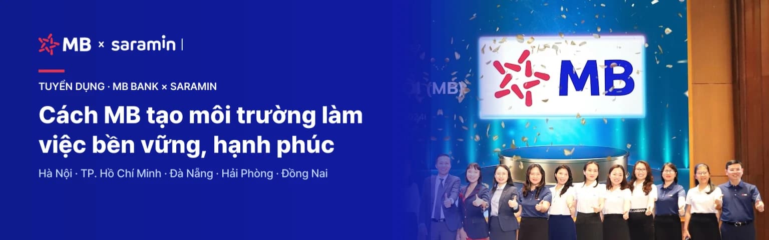 MB Bank × Saramin — Tuyển dụng